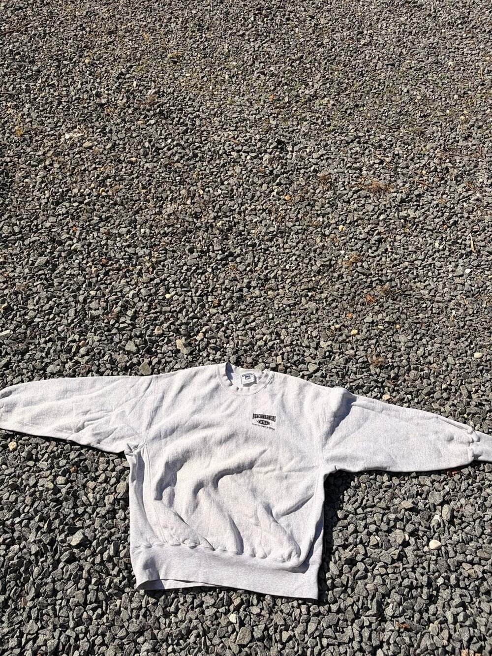 Lee Benchwarmers Crossgrain Sweatshirt Size XL Gray